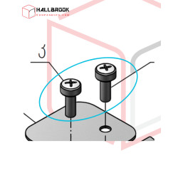 Cross pan head screw M3x8