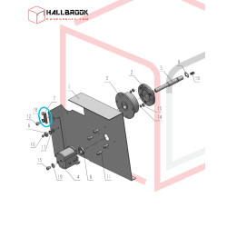 Band feeding spring bracket
