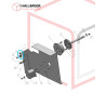 Band feeding spring bracket