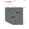Cross pan head screw M4x10