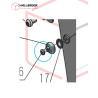 Cross countersunk head screw M3x8