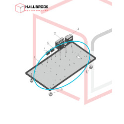 Machine bottom plate