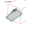 Machine bottom plate