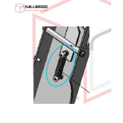 Sliding plate tension spring