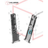 Sliding plate tension spring