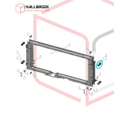 Non metal hexagon fixing nut M6