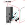 Cross flat head screw M4*6