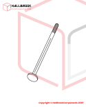 THREAD CONE CLAMPING ROD, FOR YAO HAN ONLY