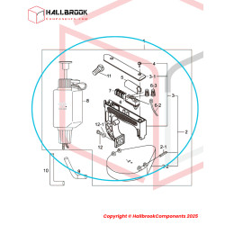 HANDLE ASSEMBLY WITH OILER SWITCH