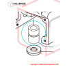 MAIN SHAFT BUSHING, REAR