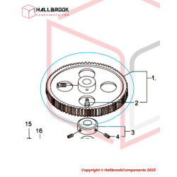 SYNCHRO PULLEY (70 TOOTH) FOR N600A/N602A