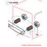 STUD SLIDE BLOCK ADJUSTING SUPPORT