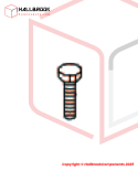 BOLT, FOR 6001817 (M3X0.5X12 L)