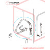 CABTYER CORD, WITH PLUG (PLANE TYPE) 110V