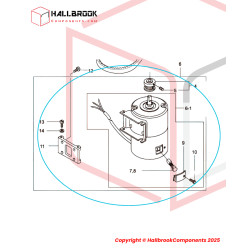 UNIVERSAL MOTOR ASM(240V)