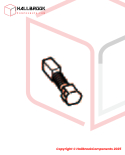 CARBON BRUSH, FOR DC MOTOR 12V/24V (SIZE 6X8X15)