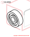 Bearing, 6200ZZ