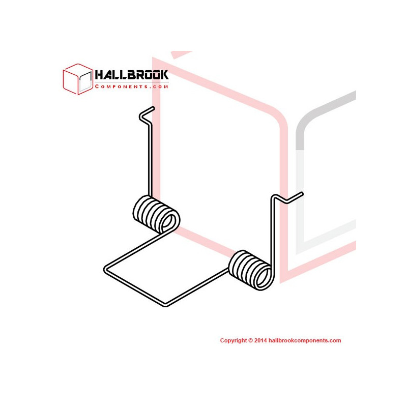 T6-2-12140 LH Bandway Flap Spring