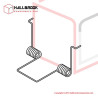 T6-2-12140 LH Bandway Flap Spring