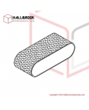 T6-7-50340 Free passage conveyor Belt