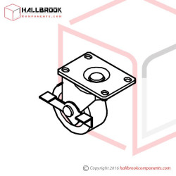 TC-007 Castor with brake