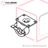 TC-007 Castor with brake