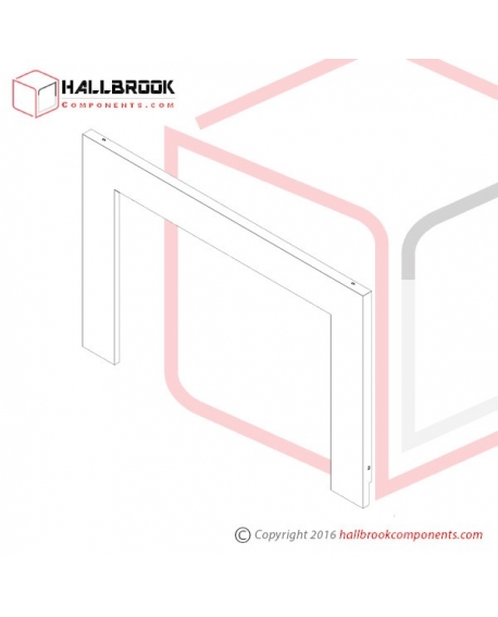 T6-2-20130 Arch Cover, Front (For 850W x 600H)