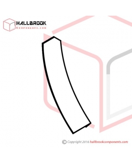 Corner Guide Rail, Lower (LH) (Stainless Steel Model)