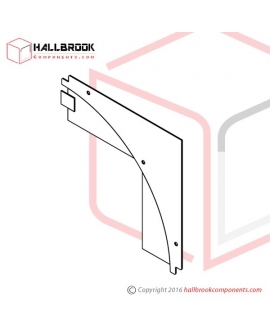 Back Guide Plate, Corner Upper