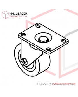 T6-5-10232 Caster (Free) (Stainless Steel Model)