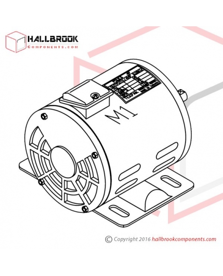 T6-6-10442 Motor (M1) (For 220V/3PH)