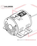 T6-6-10442 Motor (M1) (For 220V/3PH)
