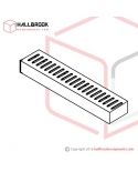 WD25450300 Wire Duct 25x45x300