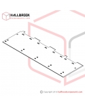 T6-7-50113 Upper Table Rear (For 1050W)
