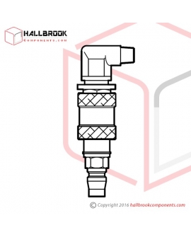 T6-9-60040 Quick Coupler (Male), 1/4" Ass'y