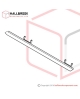 T6-2-20159S Upper Guide Rail (Stainless Steel Model)