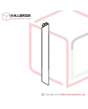 LH Side Guide Rail (Stainless Steel Model)
