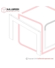 T6-2-20250 Arch Cover, Front (For 850W x 600H)