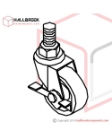 T7-5-10170 Caster (Brake)