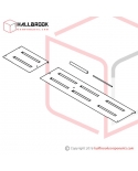 T7-5-10553S Upper Table, Rear Set (1650W)