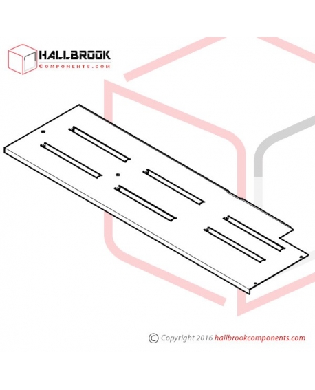 T7-5-10487 Upper Table Front (For 9mm, 1650W) (RH)