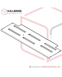 T7-5-10483S Upper Table Front (For 9mm, 1050W)