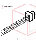 T7-6-60400 Wire Ass'y X1  (For Heater P.C.B.)