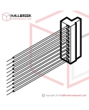 T7-6-60440 Wire Ass'y X1 (For DC Regulator P.C.B.)